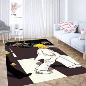 Simpson walk wallpaper carpet living room rugs
