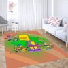 Simpson weed wallpaper carpet living room rugs