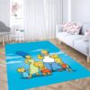 Simpsons family carpet living room rugs