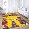 Simpsons wallpaper carpet living room rugs
