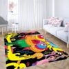 Skateboard art graffiti carpet living room rugs