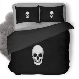 Skull Logo Uz Duvet Cover and Pillowcase Set Bedding Set