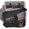 Skyrim Buildings Duvet Cover and Pillowcase Set Bedding Set