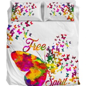 Sleep Like A Free Spirit Duver Duvet Cover and Pillowcase Set Bedding Set
