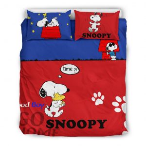 Snoopy 2227 Duvet Cover and Pillowcase Set Bedding Set