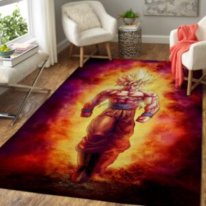 Son Goku Dragon Ball Living Room Rug Carpet