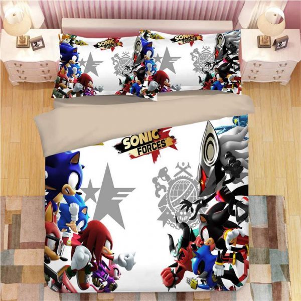 Sonic Forces Duver Duvet Cover and Pillowcase Set Bedding Set