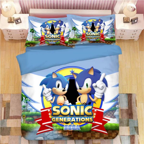 Sonic Generations Duver Duvet Cover and Pillowcase Set Bedding Set