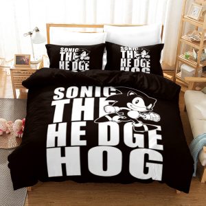Sonic He Dge Hog Duvet Cover and Pillowcase Set Bedding Set
