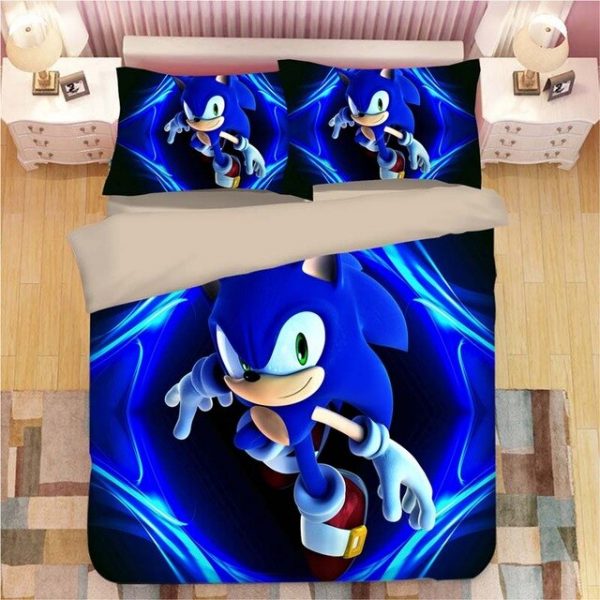 Sonic The Hedgehog 2220 Duvet Cover and Pillowcase Set Bedding Set