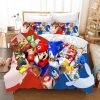 Sonic The Hedgehog 2230 Duvet Cover and Pillowcase Set Bedding Set