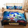 Sonic The Hedgehog Movie Duvet Cover and Pillowcase Set Bedding Set