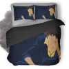 Spike Spiegel Minimalism 2D Duvet Cover and Pillowcase Set Bedding Set