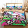 Splatoon 2 Duvet Cover and Pillowcase Set Bedding Set