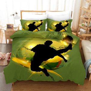 Sports King Football 10 Duvet Cover and Pillowcase Set Bedding Set