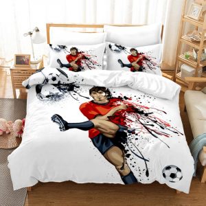 Sports King Football 2 Duvet Cover and Pillowcase Set Bedding Set
