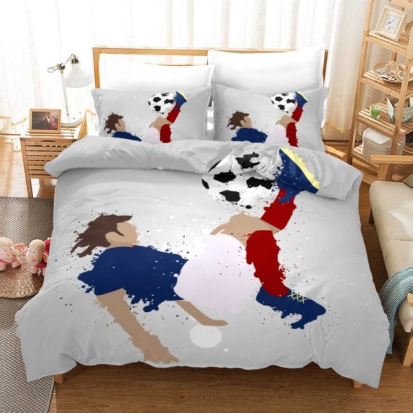 Sports King Football 8 Duvet Cover and Pillowcase Set Bedding Set