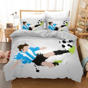 Sports King Football 9 Duvet Cover and Pillowcase Set Bedding Set