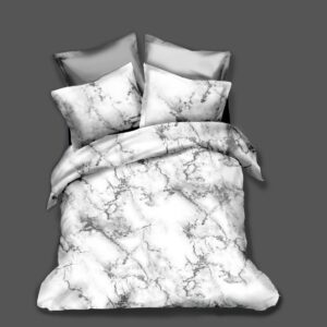 Stone Texture Duvet Cover and Pillowcase Set Bedding Set