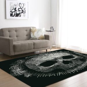 Sugar Skull Carpet Living Room Rugs