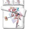 Suicide Squad Cartoon Harley Quinn 2219 Duvet Cover and Pillowcase Set Bedding Set