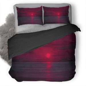 Sun Neon Ocean 0H Duvet Cover and Pillowcase Set Bedding Set
