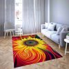 Sunflower Paintings Living Room Rug Carpet