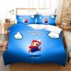 Super Mario 2220 Duvet Cover and Pillowcase Set Bedding Set
