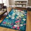 Super Mario The 1 Ups Living Room Rug Carpet