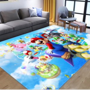 Super mario Carpet Living Room Rugs 14