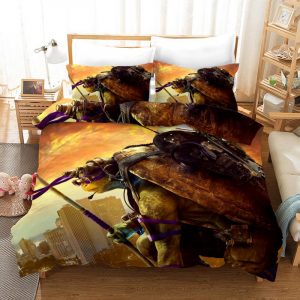 Teenage Mutant Ninja Turtles 4 Duvet Cover and Pillowcase Set Bedding Set
