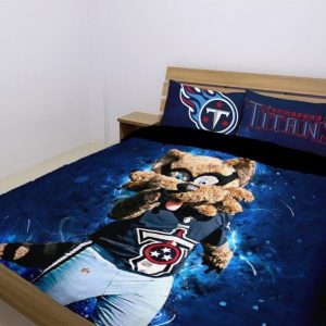 Tennessee Titans Duvet Cover and Pillowcase Set Bedding Set 1052