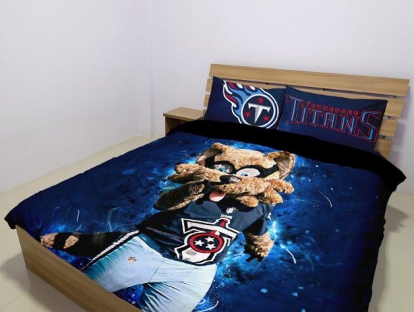 Tennessee Titans Duvet Cover and Pillowcase Set Bedding Set 1052