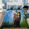 Thanos Fortnite Gamer Duvet Cover and Pillowcase Set Bedding Set
