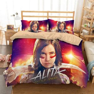 The Alita Battle Angel Duvet Cover and Pillowcase Set Bedding Set