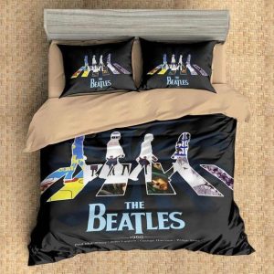 The Beatles ding Duvet Cover and Pillowcase Set Bedding Set