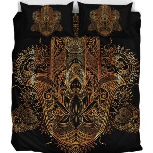 The Hamsa Duver Duvet Cover and Pillowcase Set Bedding Set 915