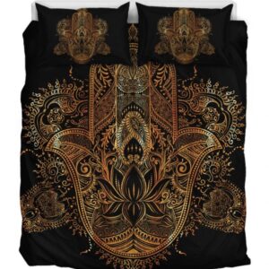 The Hamsa Duver Duvet Cover and Pillowcase Set Bedding Set 916