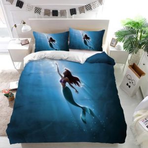 The Little Mermaid Duvet Cover and Pillowcase Set Bedding Set 805