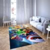 The Marvel Captain America Lego Spiderman Carpet Living Room Rugs