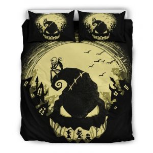 New Nightmare Before Christmas Duvet Cover with Pillow Cover Bed