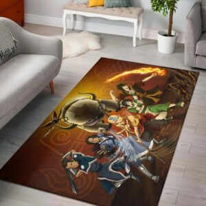 The last airbender aang katara rugs living room carpet