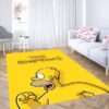 The simpsons running carpet living room rugs