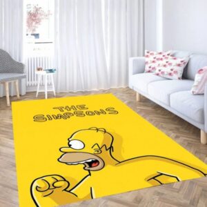 The simpsons running carpet living room rugs