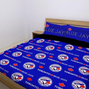 Toronto Blue Jays Duvet Cover and Pillowcase Set Bedding Set 994