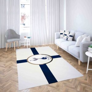 Tottenham Hotspur Football White Carpet Living Room Rugs