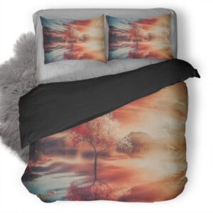 Trees Fantasy Art Gq Duvet Cover and Pillowcase Set Bedding Set
