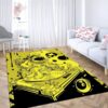 Vector tekno yellow carpet living rugs