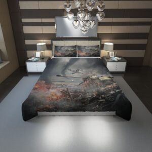 War Thunder Duvet Cover and Pillowcase Set Bedding Set 1152