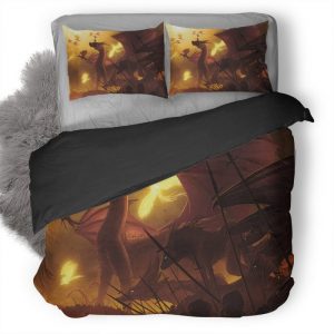 War With Dragons G4 Duvet Cover and Pillowcase Set Bedding Set